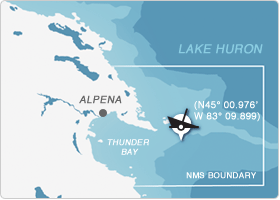 EB Allen Wreck Location